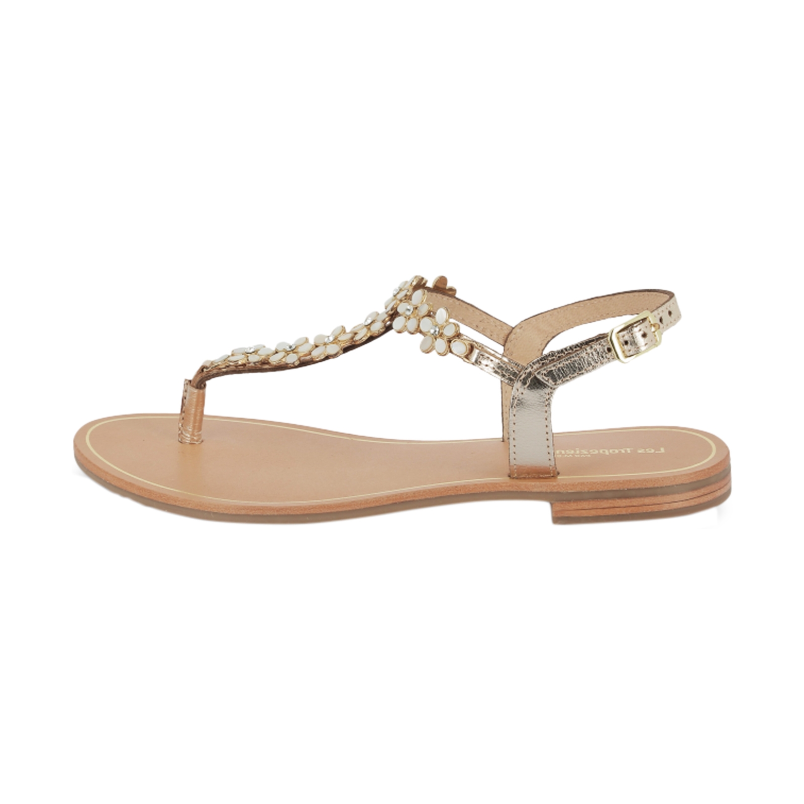 Sandale Plate Cuir Les Tropeziennes Hofleur
