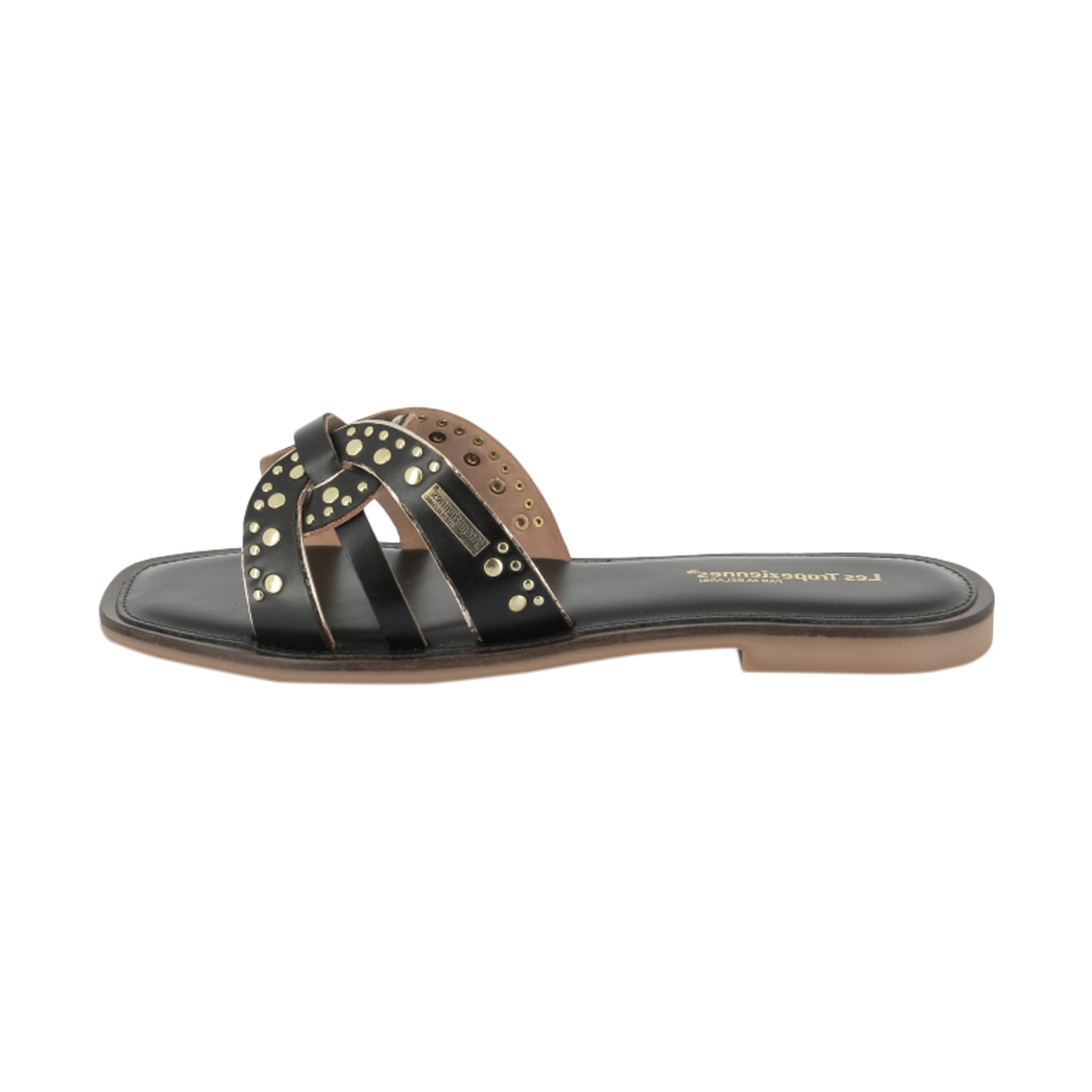 Sandale Plate Cuir Les Tropeziennes Hamity