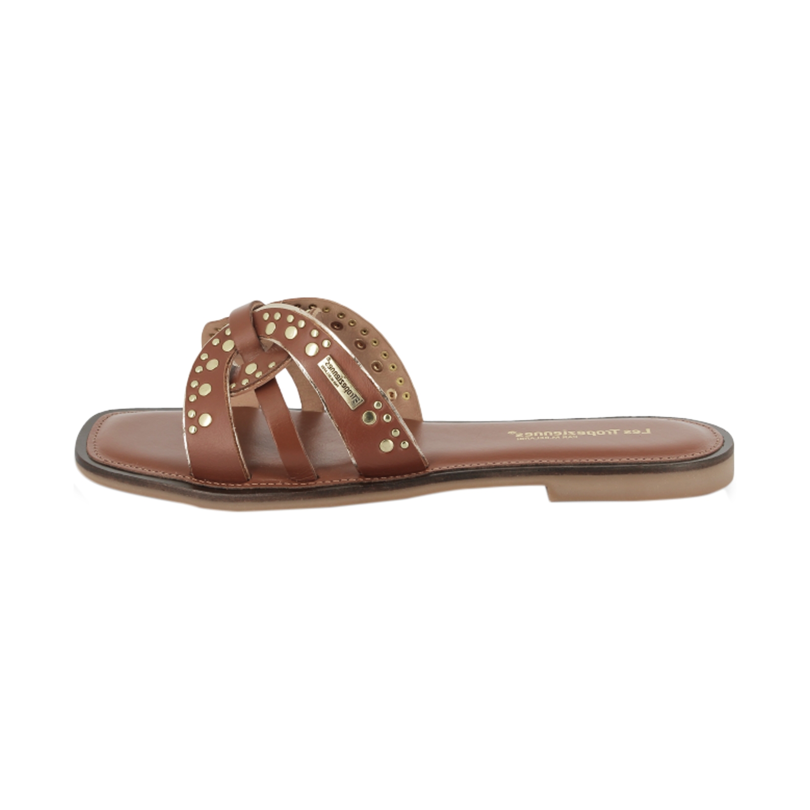 Sandale Plate Cuir Les Tropeziennes Hamity