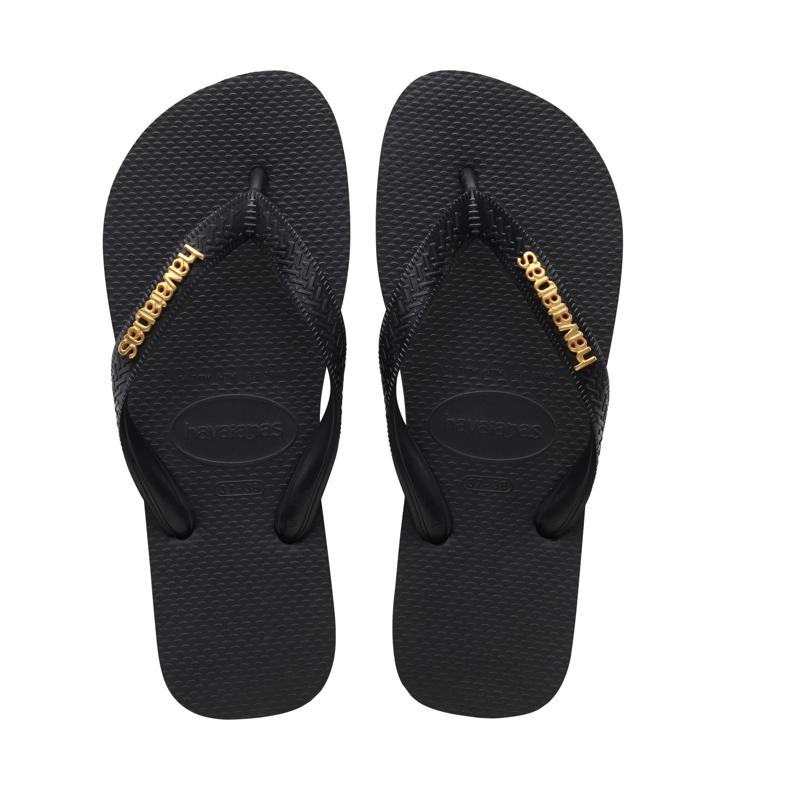 Tong à Enfiler Havaianas Top Logo Metallique