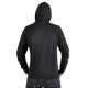 Sweat Capuche Be And Be Touchdown Noir / Gris Flock