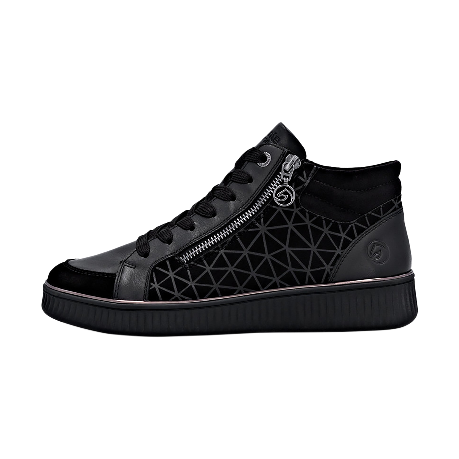 Basket Montante Cuir Remonte Goatsuede