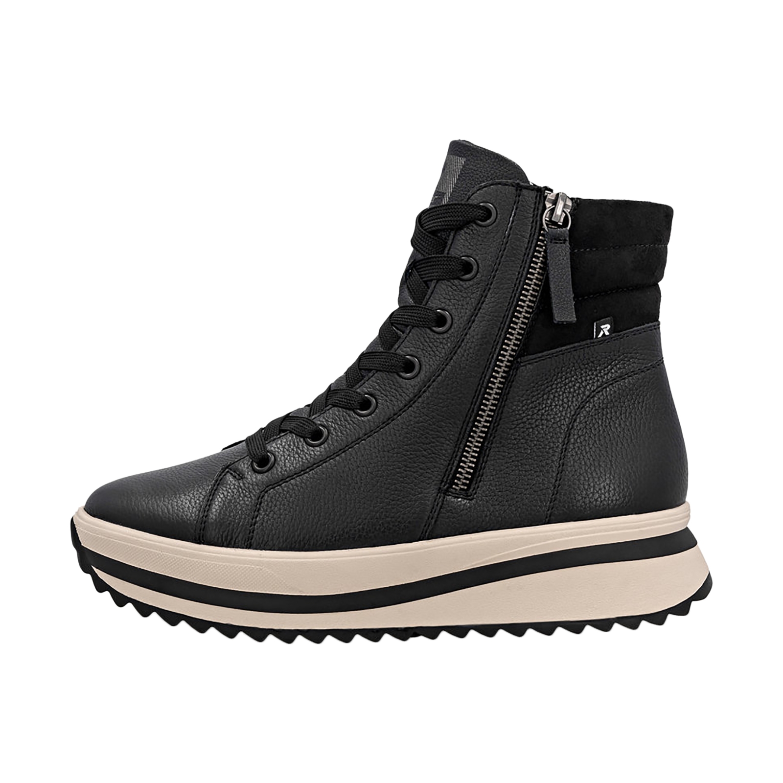 Basket Montante Cuir Rieker Castor