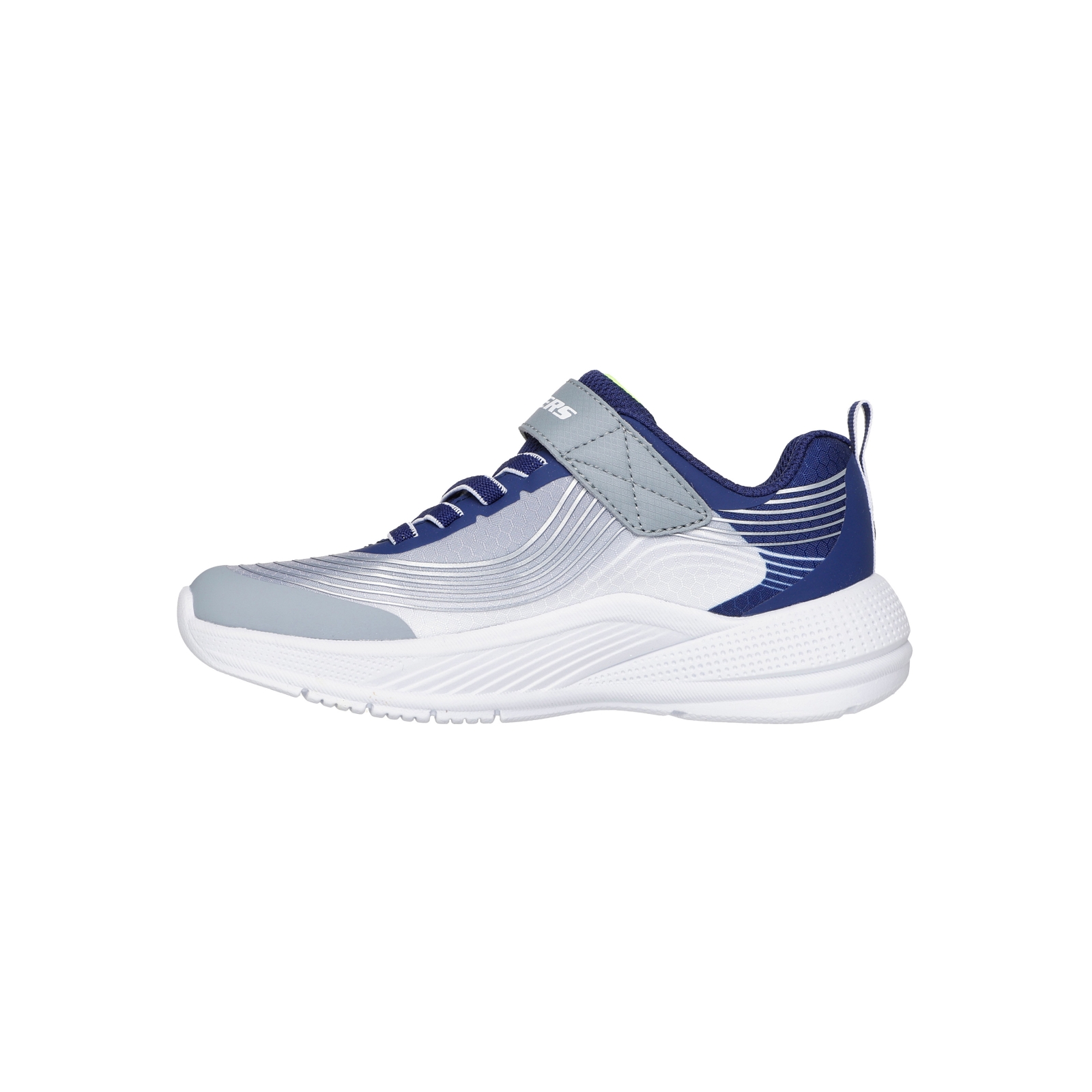 Basket Basse à Lacets Et Scratch Skechers Enfant Microspec Advence