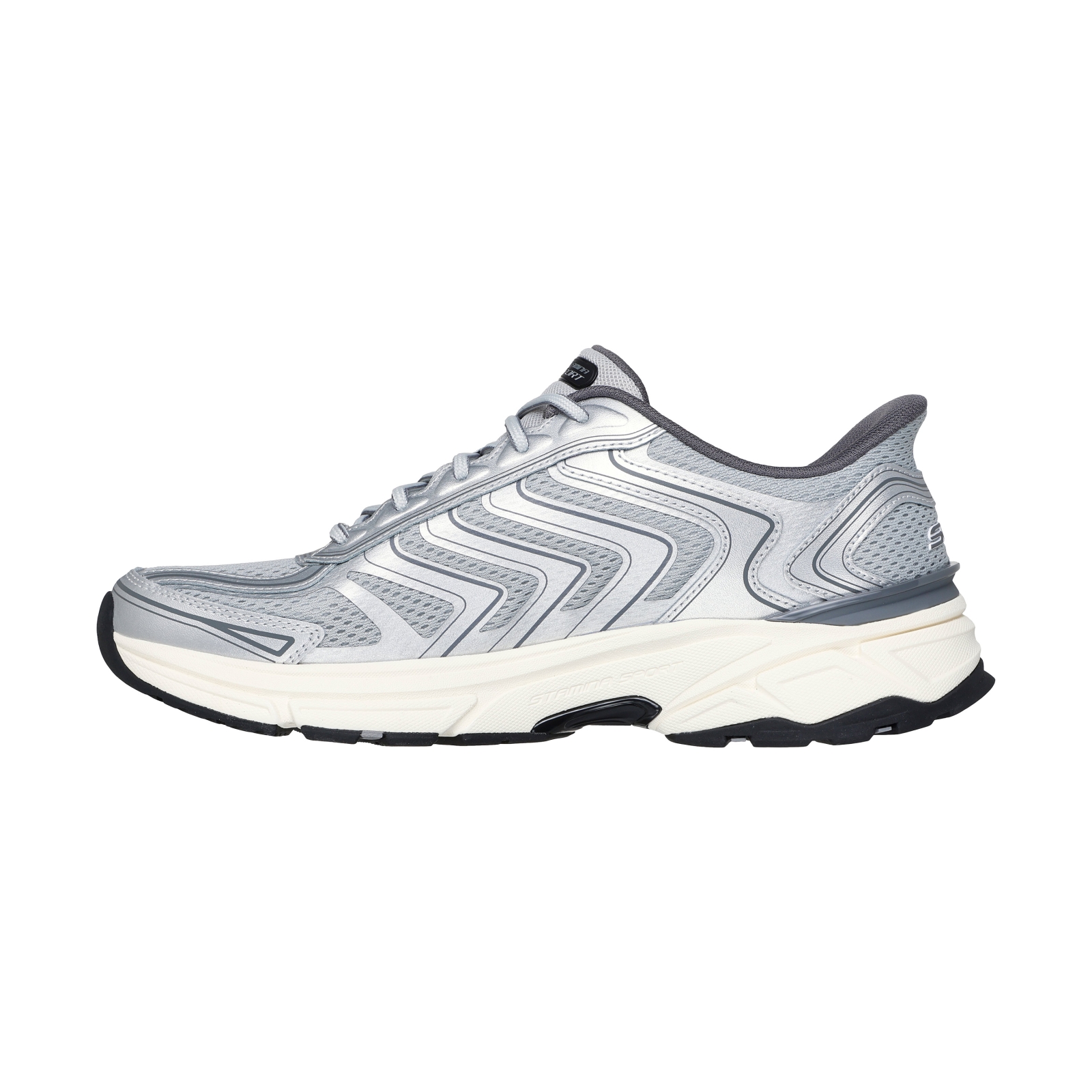 Basket Basse Cuir Skechers Stamina Sport