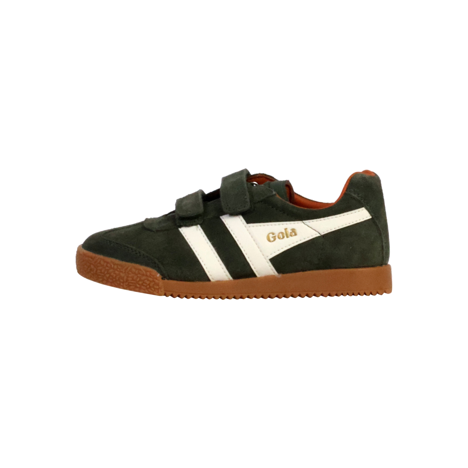 Basket Cuir Enfant Gola Harrier Strap Trainer