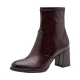 Bottine A Talon Zip Tamaris