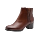 Bottine à Talon Cuir Tamaris