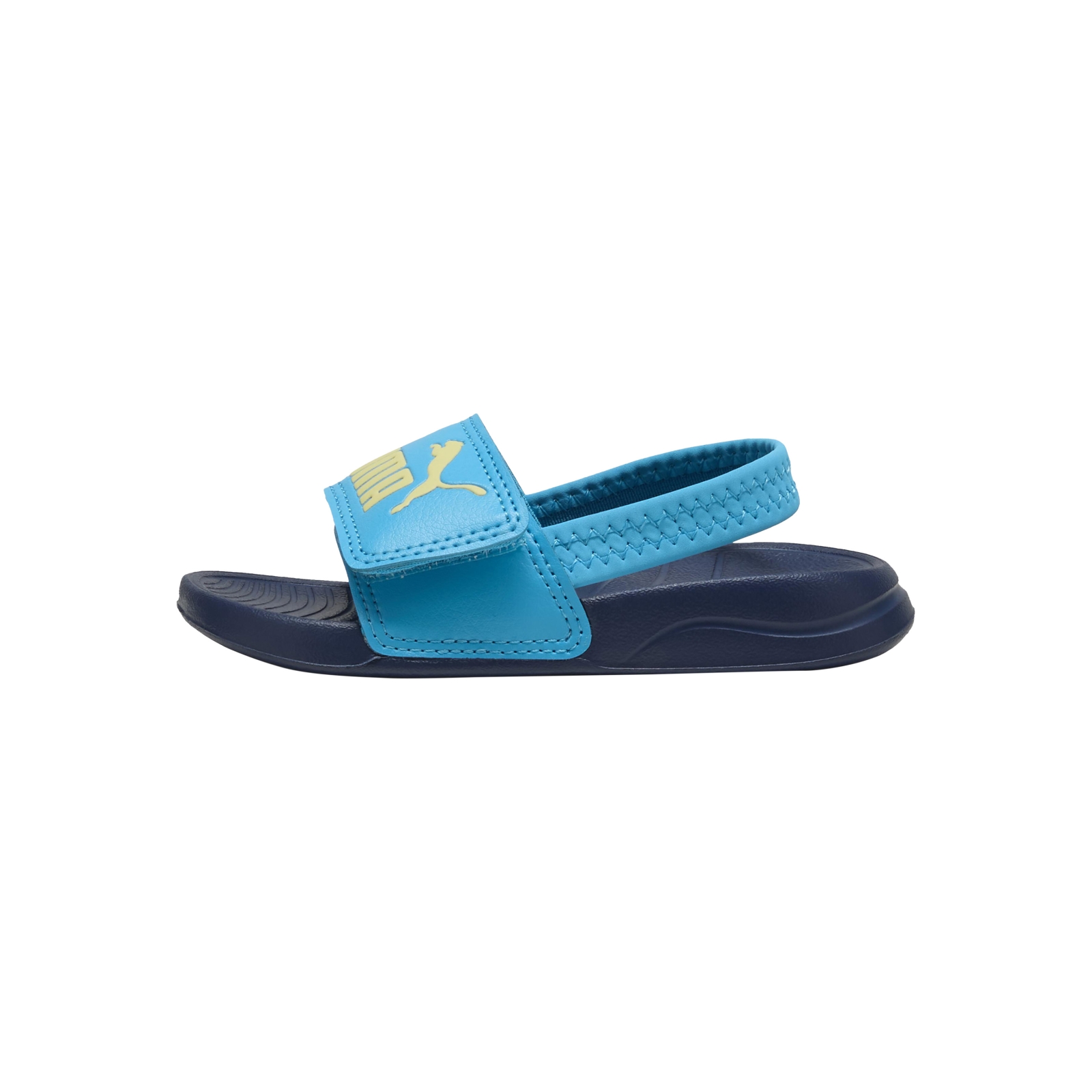 Sandale Plate Enfant à Scratches Puma Popcat Backstrap Ac Inf