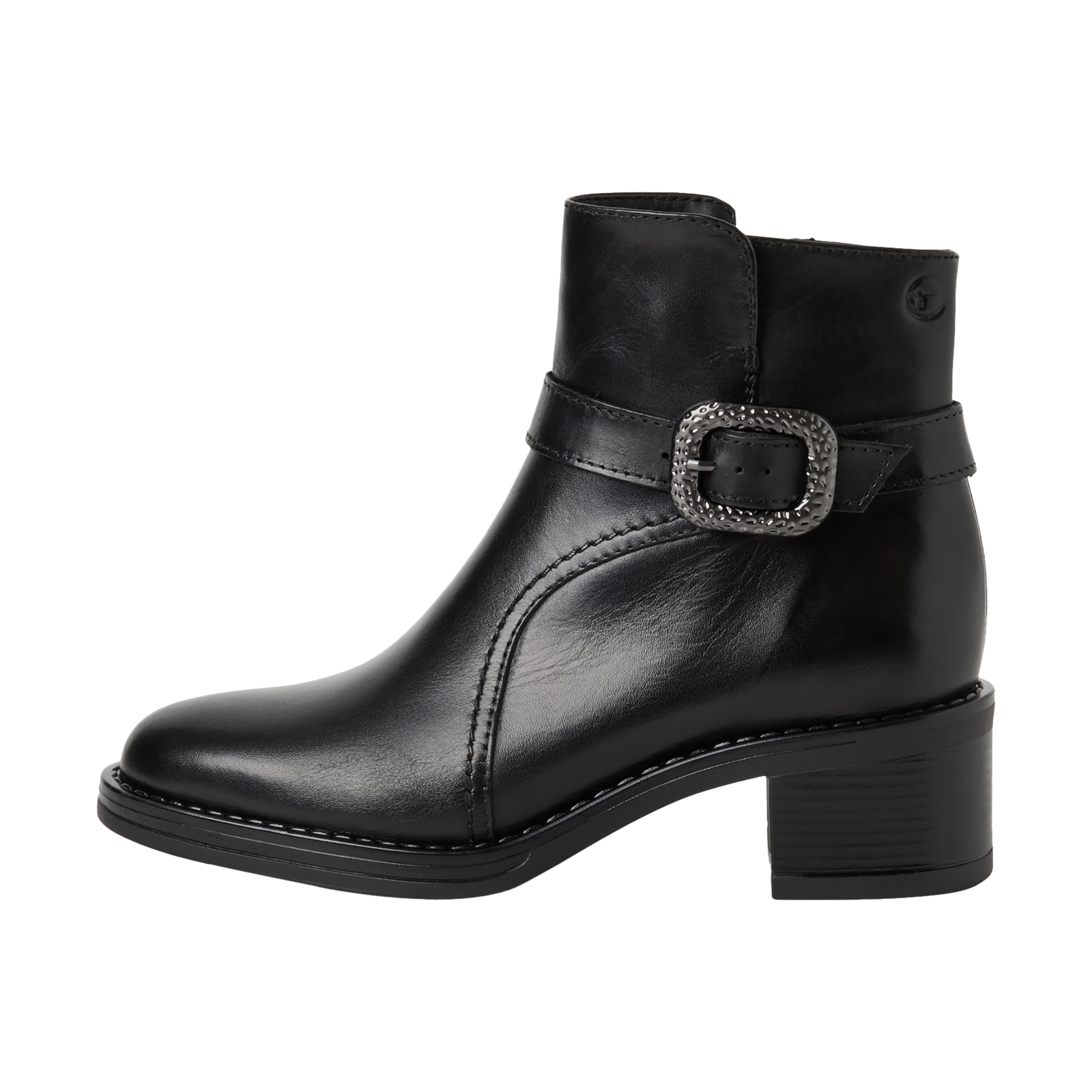Bottine à Talon Cuir Tamaris
