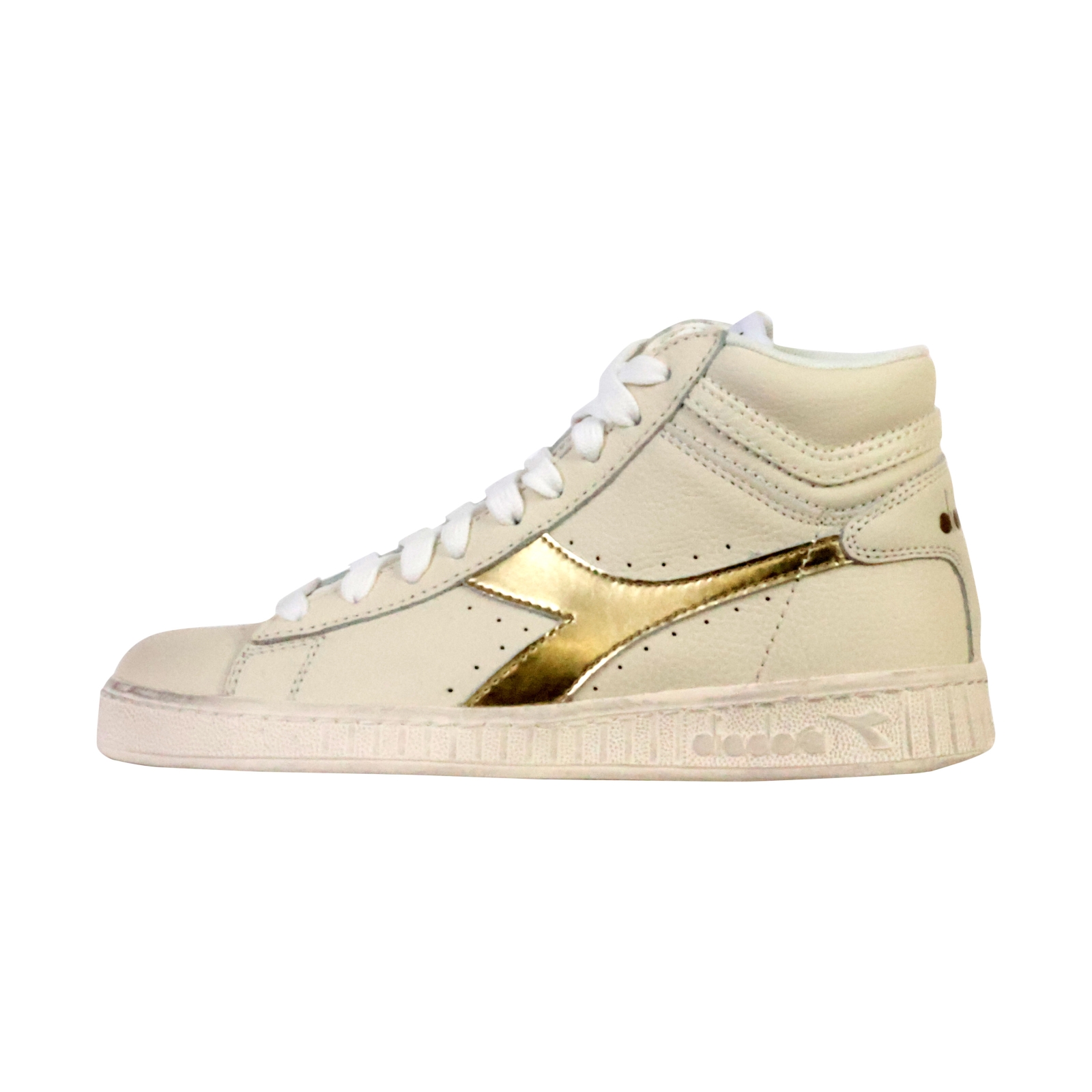 Basket Montante Cuir Diadora Game L High waxed Studs WN