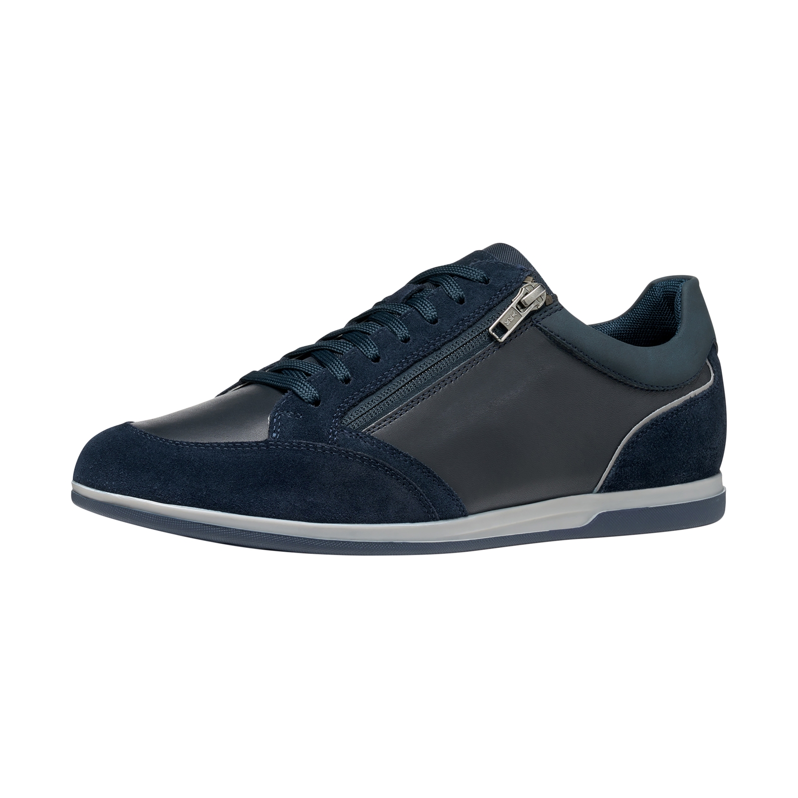 Basket Basse Cuir Geox Renan Suede + Nappa