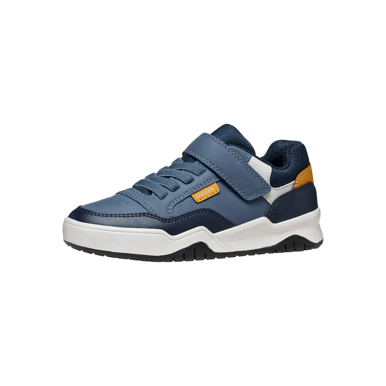 Basket basse à Lacets Geox Junior Perth Wax Syn+Nylon