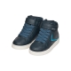 Basket Montante à Lacets Geox Enfant Eclyper Synth.Leat+Te