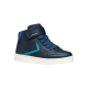 Basket Montante à Lacets Geox Enfant Eclyper Synth.Leat+Te