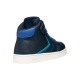 Basket Montante à Lacets Geox Enfant Eclyper Synth.Leat+Te