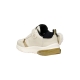 Basket Basse à Lacets Et Scratch Geox Enfant Ciberdron Synt.Lea+Pearl