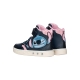 Basket Montante Scratches Geox Enfant Skylin Girl Synt.Lea+Pea