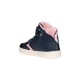 Basket Montante à Scratches Geox Enfant Skylin Girl Synt.Lea+Pea