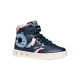 Basket Montante Scratches Geox Enfant Skylin Girl Synt.Lea+Pea