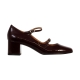 Ballerine Talon Cuir Emilie Karston Pivoine