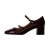 Ballerine Talon Cuir Emilie Karston Pivoine