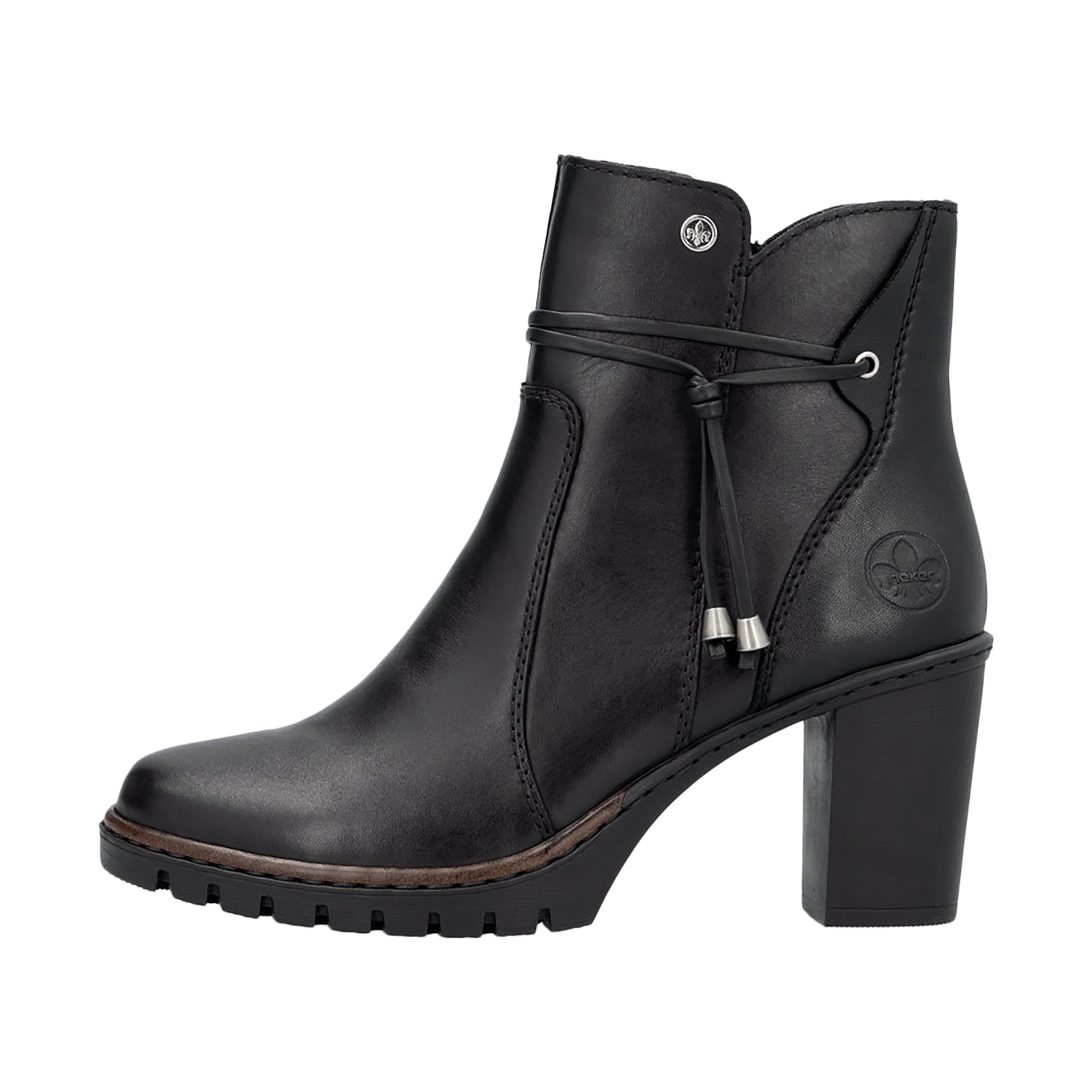 Bottines Talon Cuir Rieker Minato