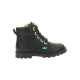 Bottines Cuir Enfant Kickers Kick Bluck
