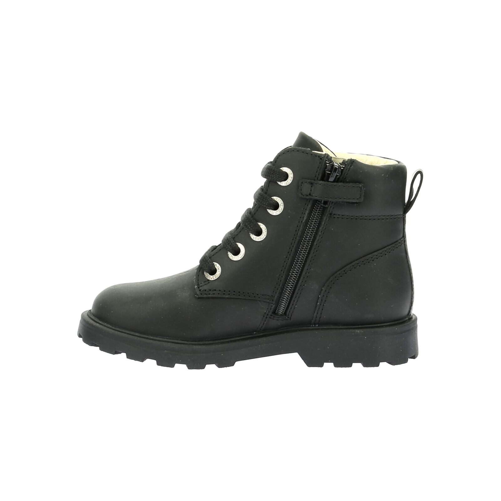 Bottines Cuir Enfant Kickers Kick Bluck