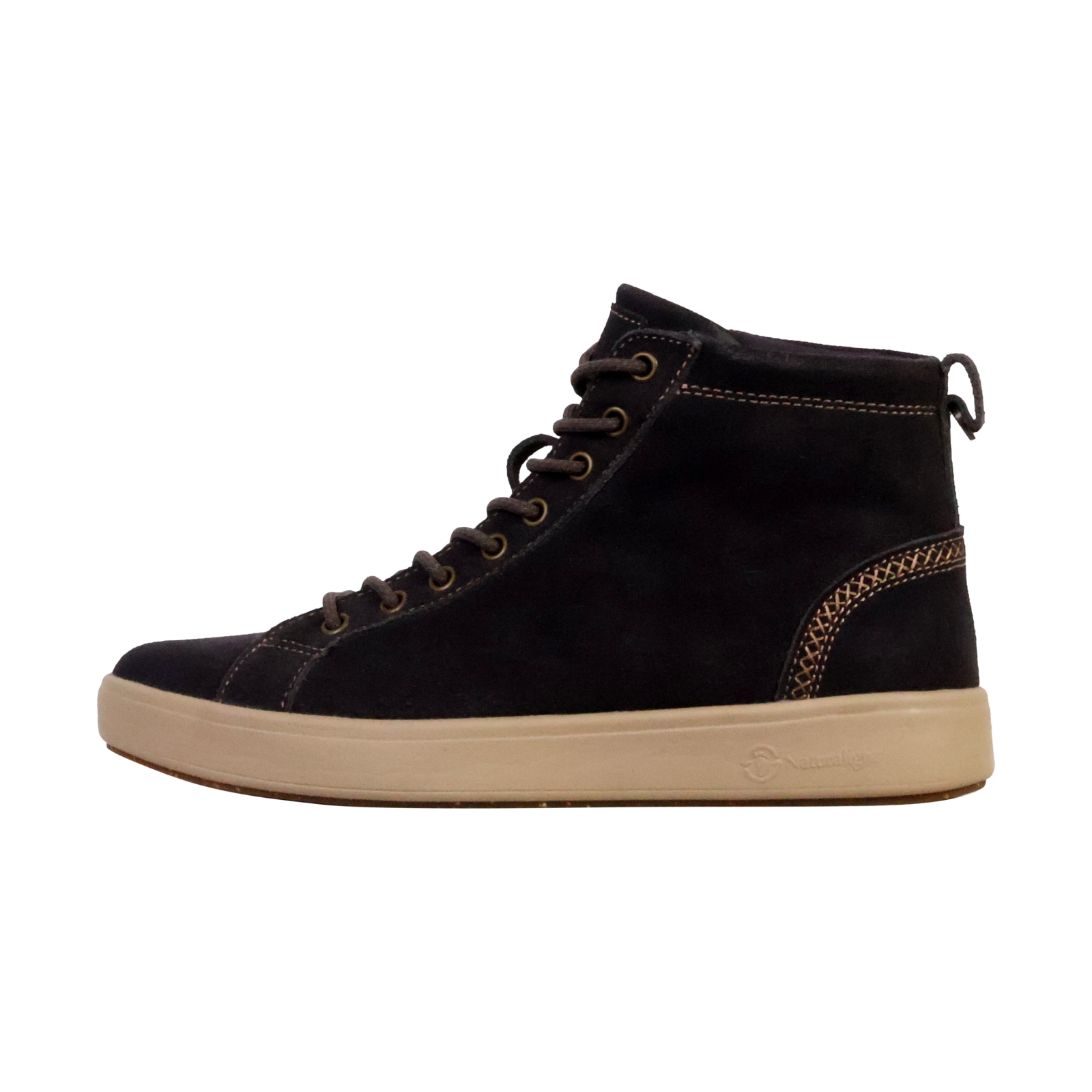 Basket Montante Cuir Natural World