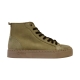 Basket Montante Cuir Natural World