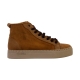 Basket Montante Cuir Natural World