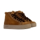 Basket Montante Cuir Natural World