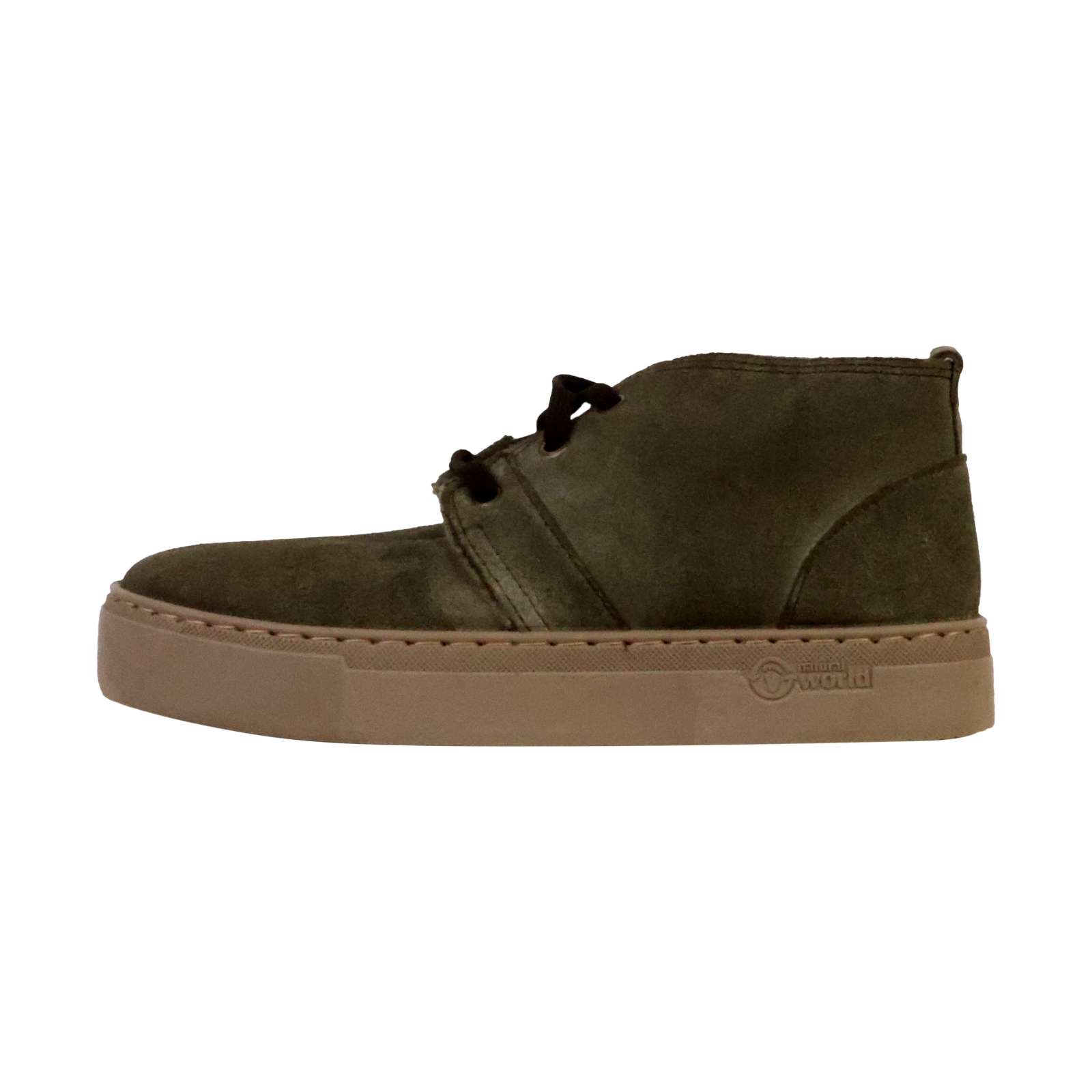 Basket Montante Cuir Natural World