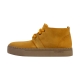 Basket Montante Cuir Natural World