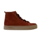 Basket Montante Cuir Natural World