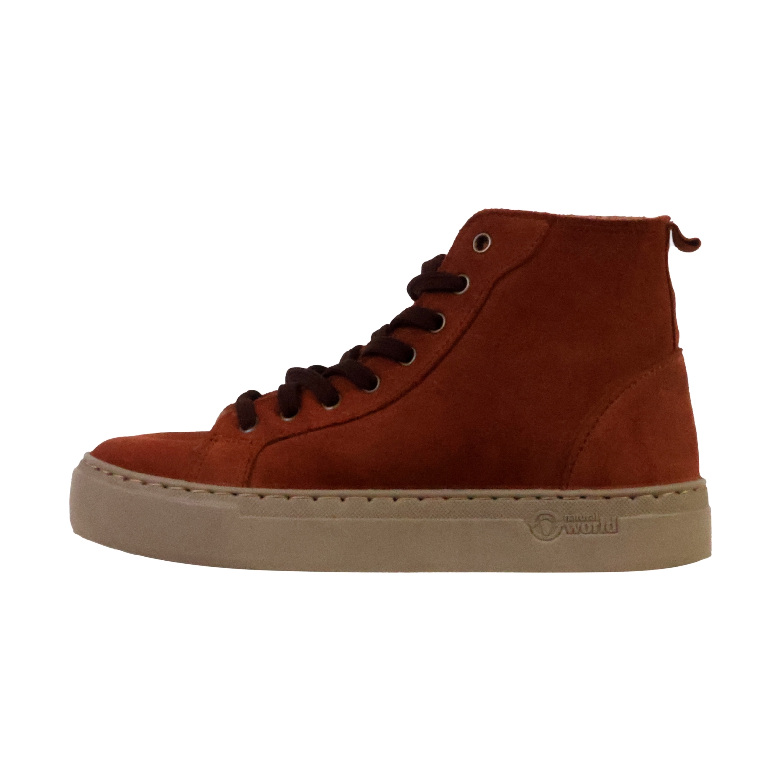Basket Montante Cuir Natural World