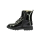 Bottines Cuir Enfant Kickers Kick Bluck