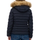 Doudoune Capuche SuperDry Fuji Faux Fuir Hood Padded