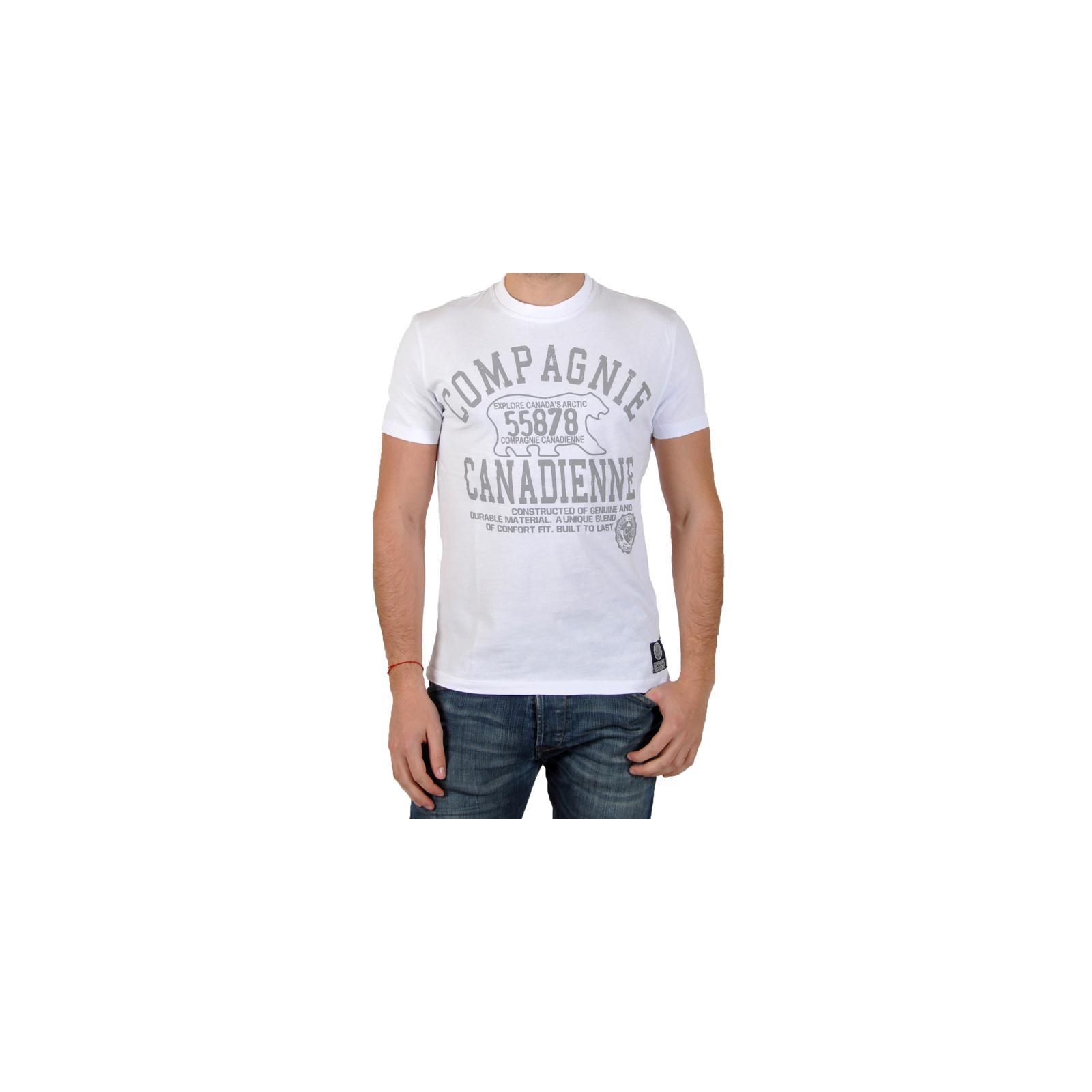 T-shirt Compagnie Canadienne CC2 Blanc / Gris