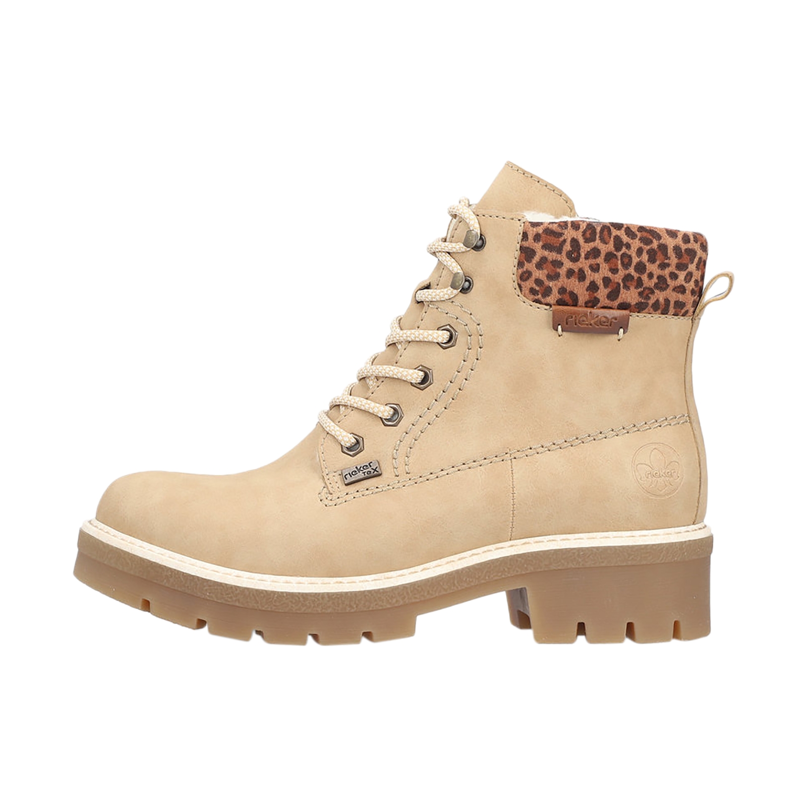 Bottines à Lacets et Zip Rieker Morelia