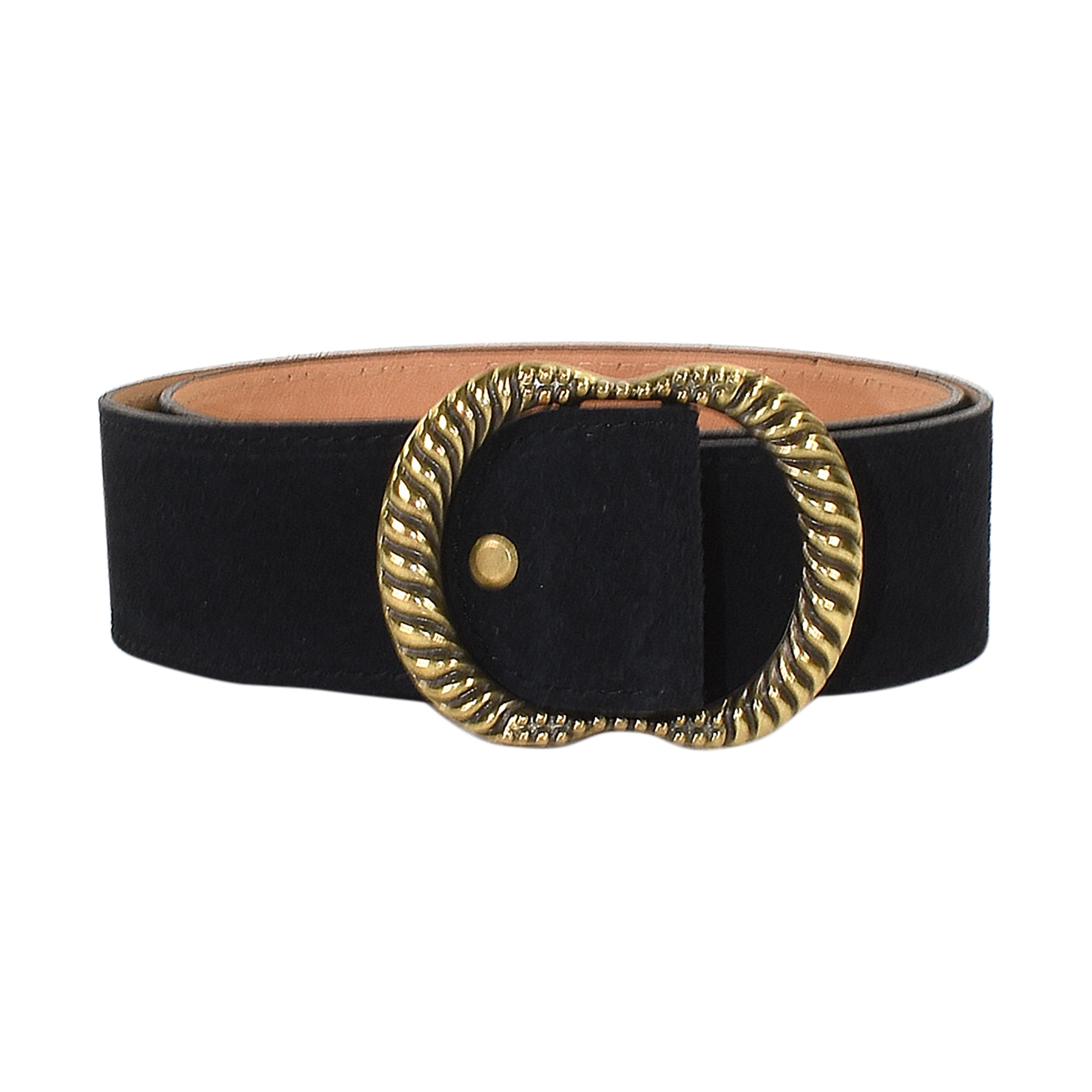 Ceinture Cuir Emilie Karston clotaire avec Pochette cadeaux