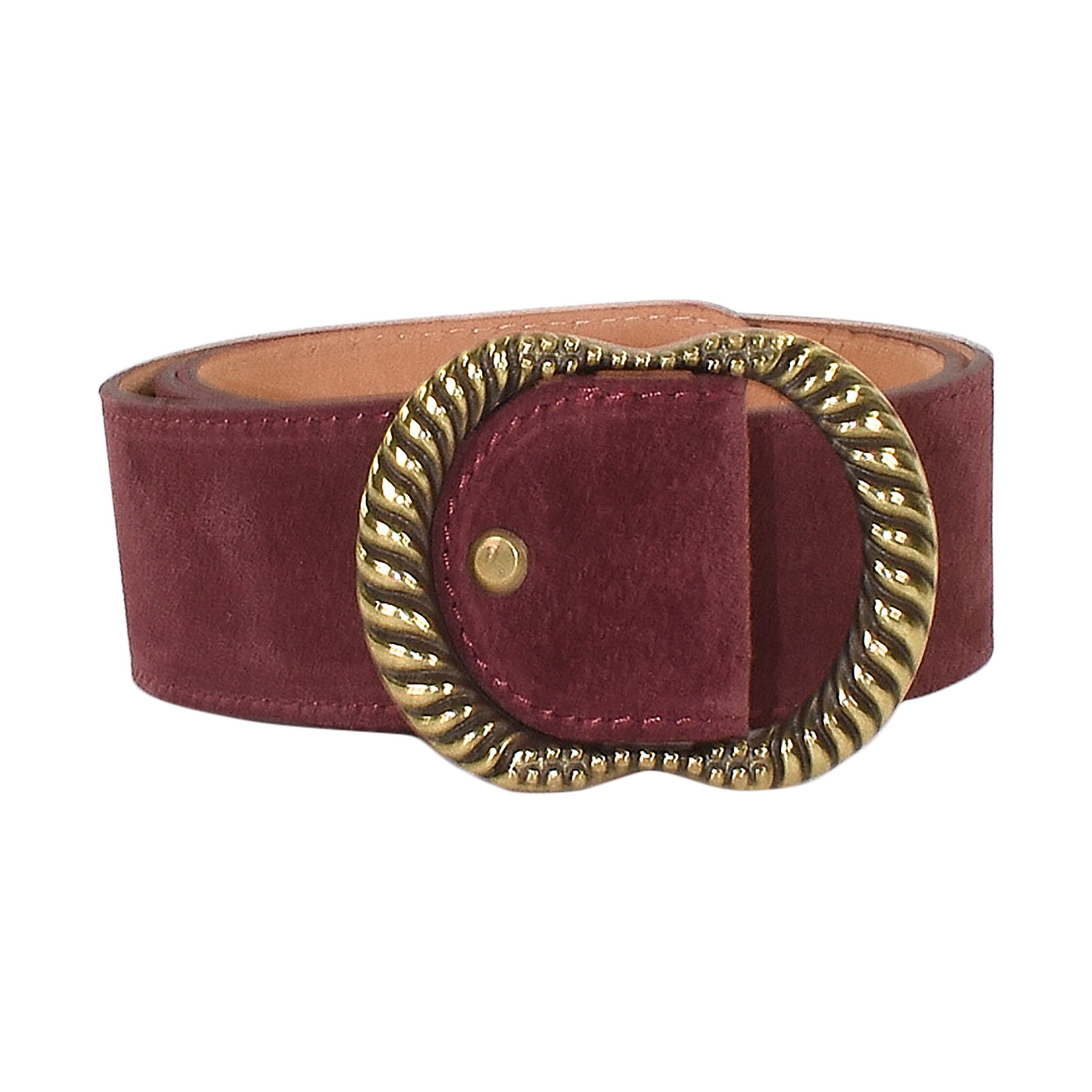 Ceinture Cuir Emilie Karston clotaire avec Pochette cadeaux