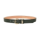 Ceinture Cuir Emilie Karston Rochelle avec Pochette Cadeaux