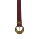 Ceinture Cuir Emilie Karston Damaris avec Pochette Cadeaux