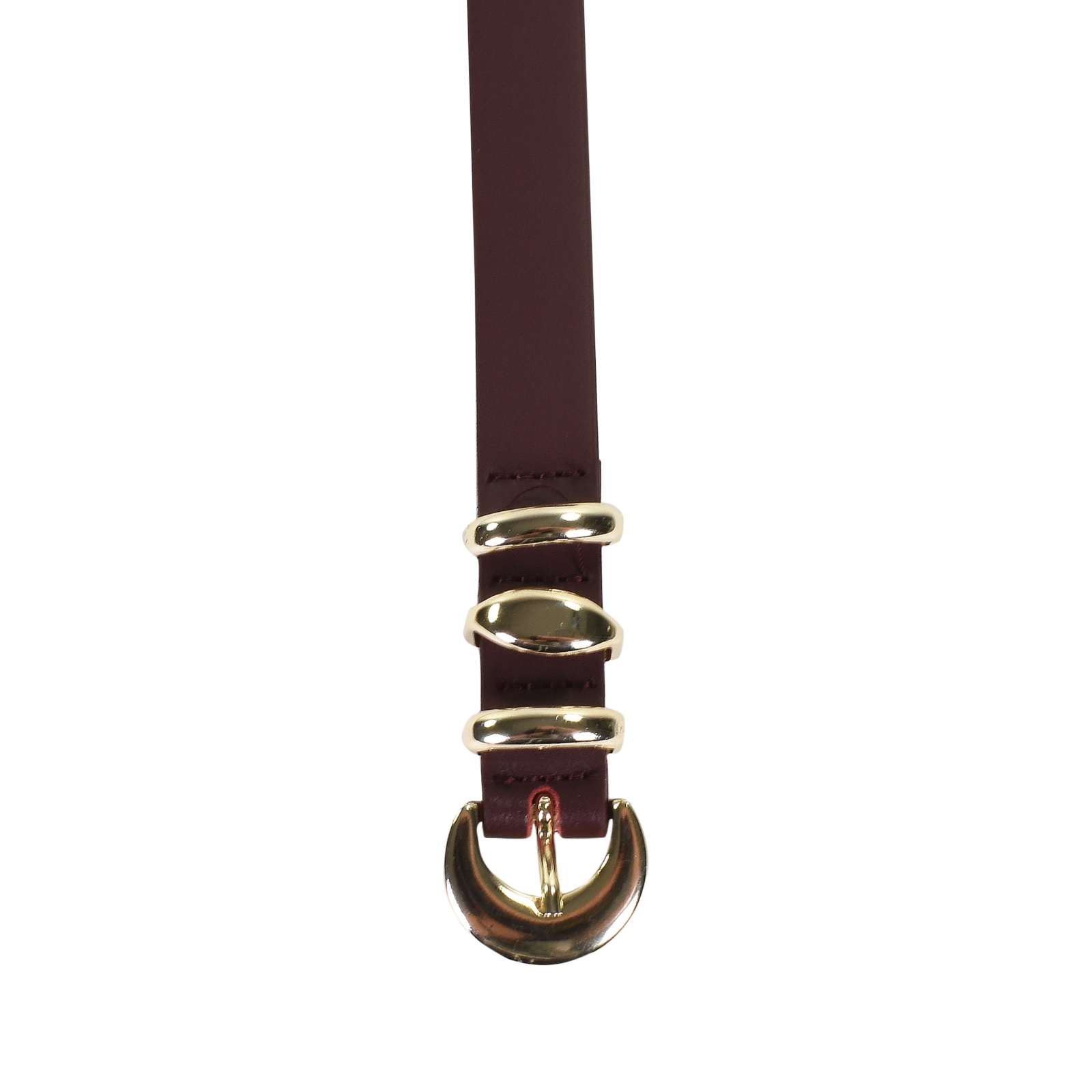 Ceinture Cuir Emilie Karston Lisbet avec Pochette Cadeaux