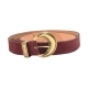 Ceinture Cuir Emilie Karston Damaris avec Pochette Cadeaux