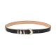 Ceinture Cuir Emilie Karston Lisbet avec Pochette Cadeaux