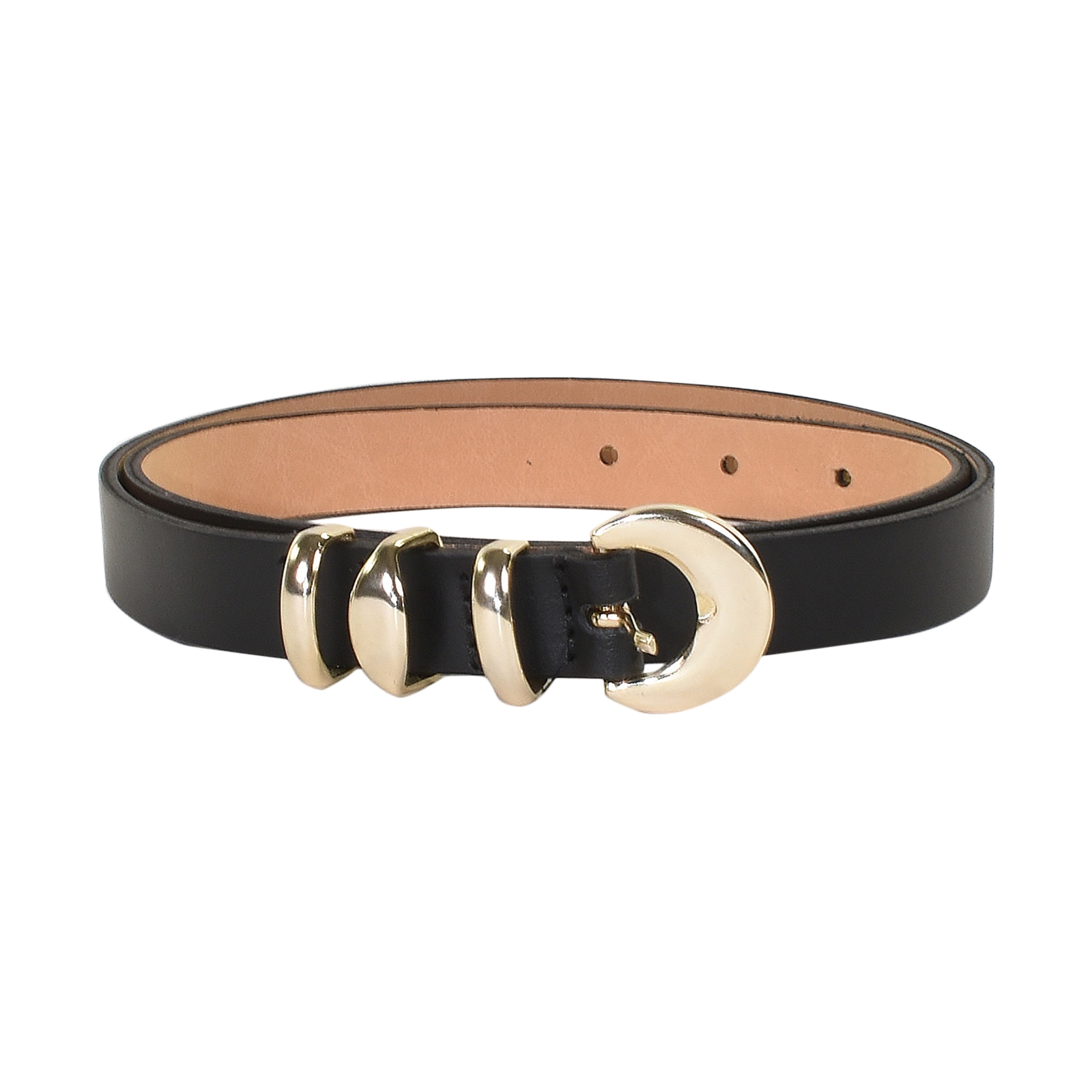 Ceinture Cuir Emilie Karston Lisbet avec Pochette Cadeaux