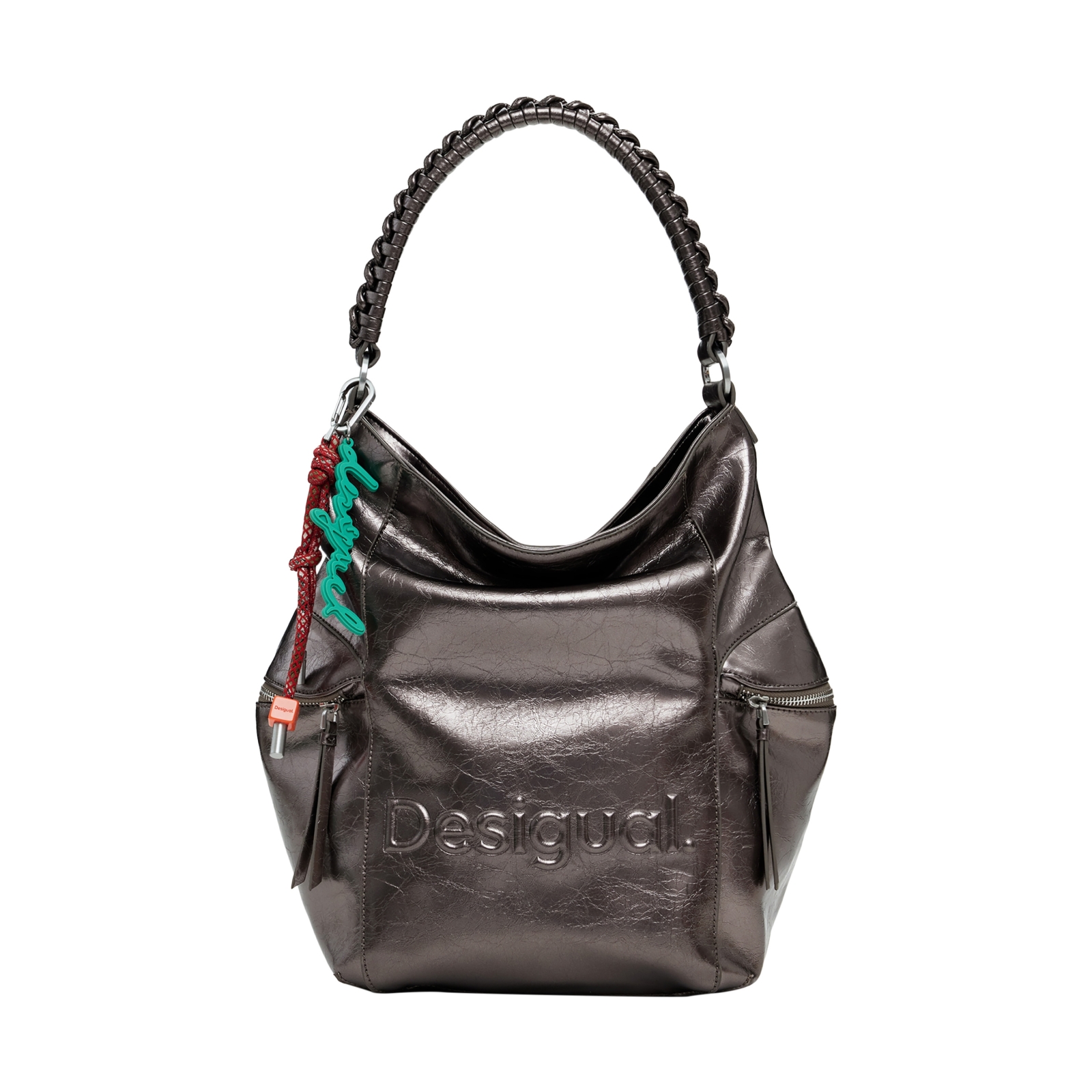Sac à Dos Desigual Half Logo Arica Dark Silver